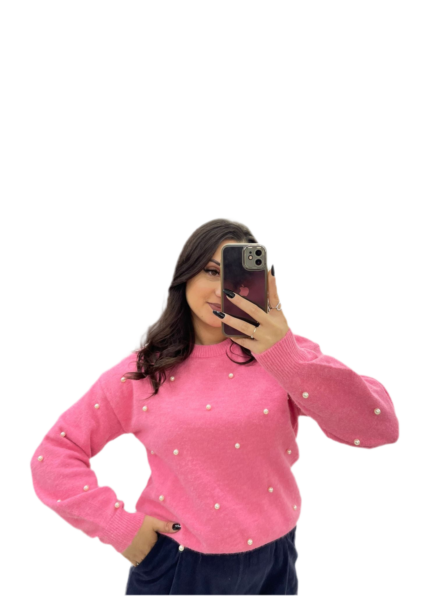 Maglione Rossella rosa