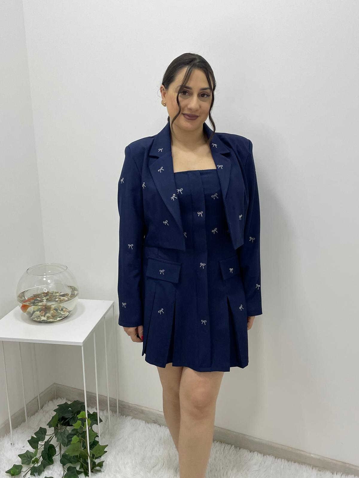 Coordinato Fiocco blu